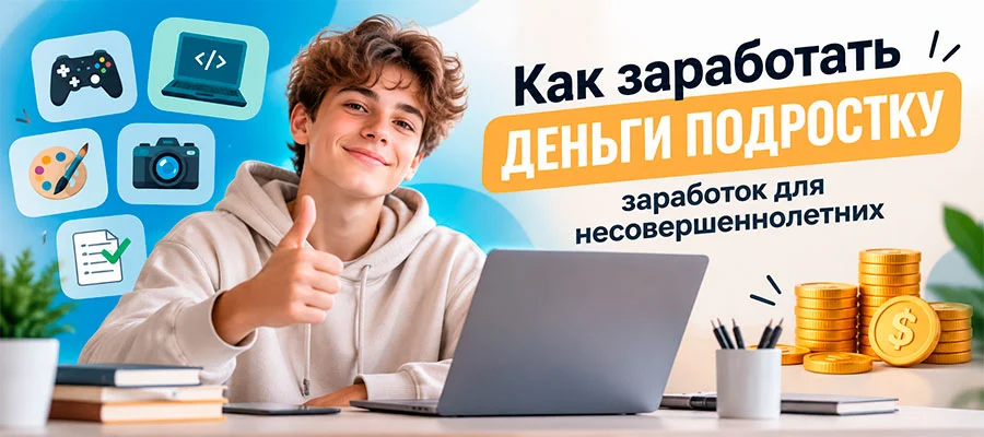 Как заработать деньги подростку