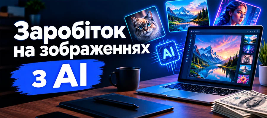 Заробіток на зображеннях з АІ