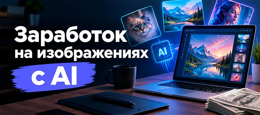 Заработок на изображениях с АИ